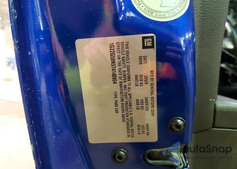 2007 Pontiac G6 Base z USA, uszkodzony, nr VIN 1G2ZG58N974148994